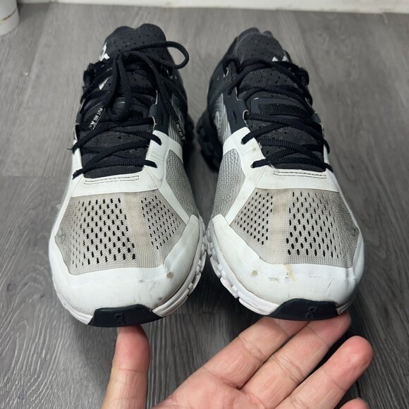 on cloudflow 2.0 mens size 8.5 shoes white black athletic running sneakers main image 9